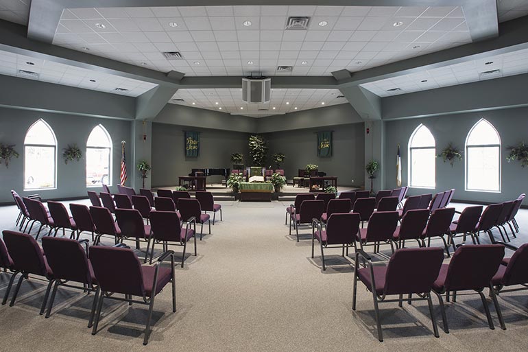 McCutchanville Community Church Sanctuary